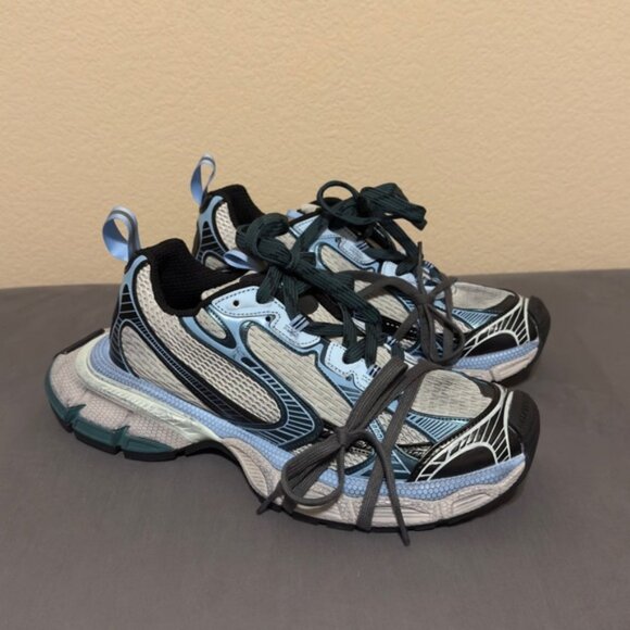 Balenciaga 3XL Gray Blue and Black Mens Size 44 - Picture 1 of 5